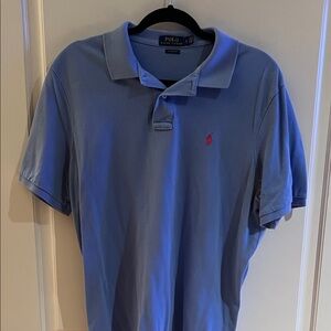 Polo by Ralph Lauren Men's Light Blue Polo Shirt